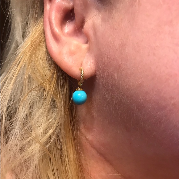 David Yurman Solari 18k Gold and Turquoise - Picture 3 of 4